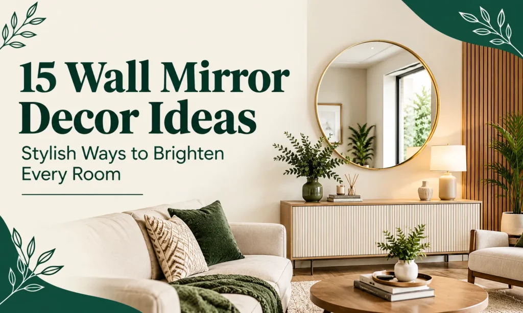 15 Wall Mirror Decor Ideas Stylish Ways to Brighten Every Room