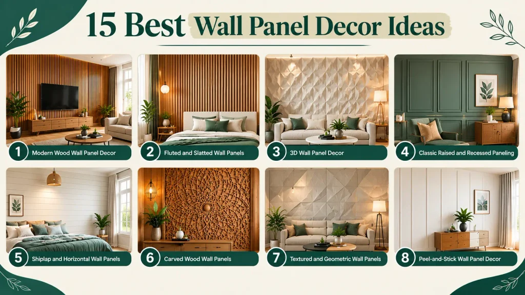 15 Wall Panel Decor Ideas for a Stylish Home