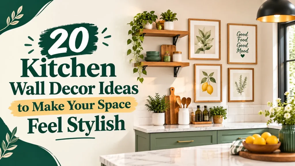20 Kitchen Wall Decor Ideas to Make Your Space Feel Stylish