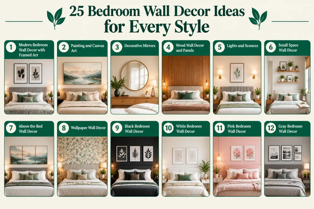 25 Bedroom Wall Decor Ideas for Every Style