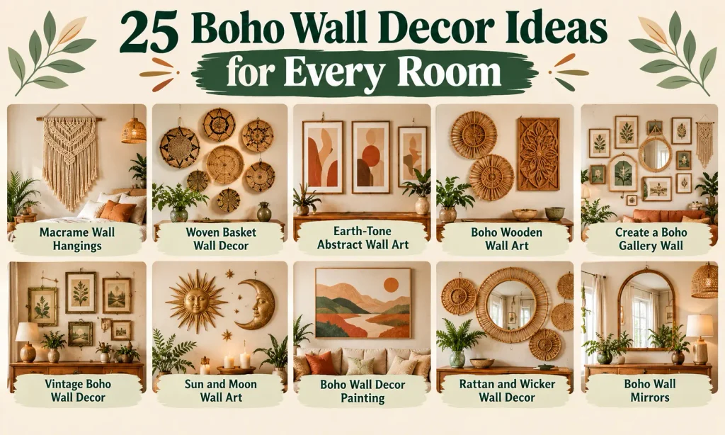 25 Boho Wall Decor Ideas for Every Room