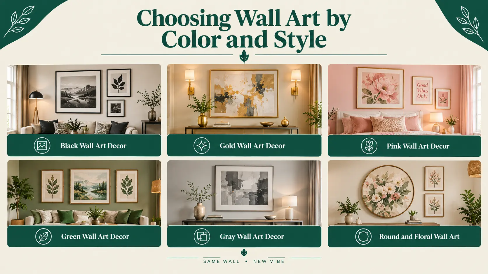 Choosing Wall Art by Color and Style