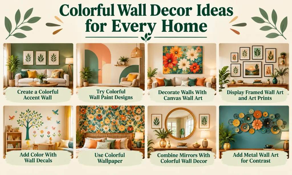 Colorful Wall Decor Ideas for Every Home