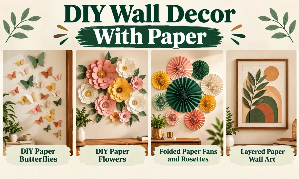 DIY Paper Wall Decor Ideas
