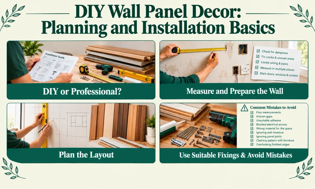 DIY Wall Panel Decor Planning and Installation Basics