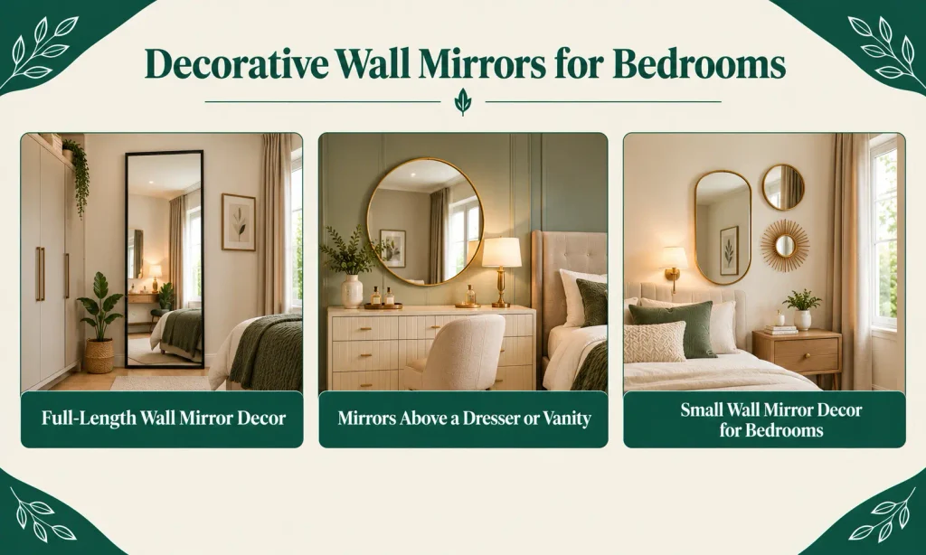 Decorative Wall Mirrors for Bedrooms