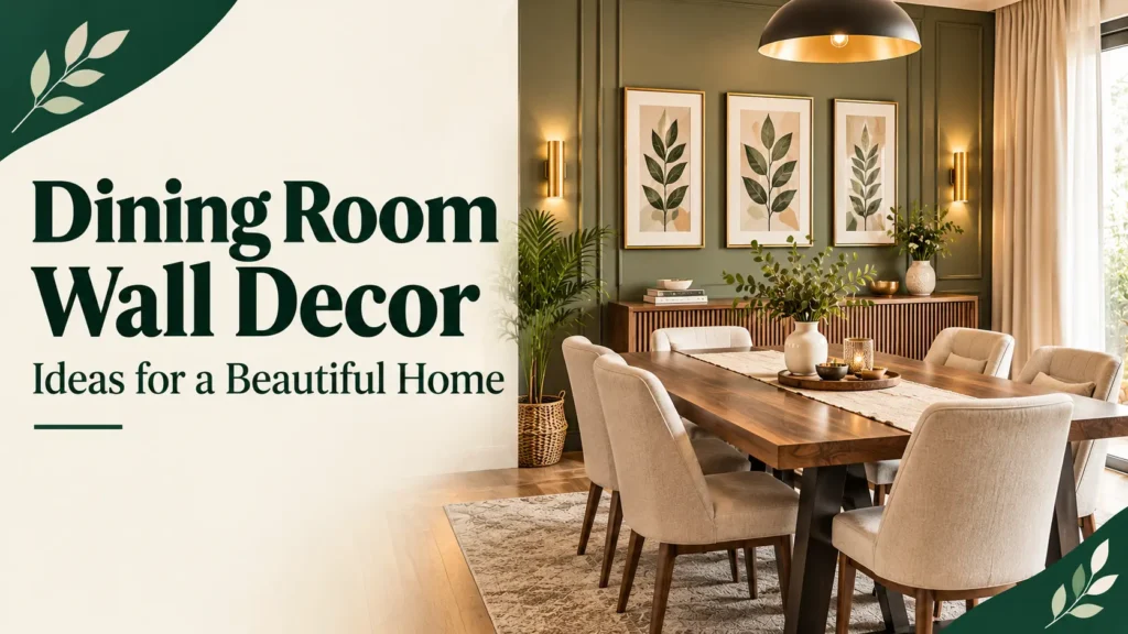 Dining Room Wall Decor Ideas Stunning Ideas for a Stylish Home