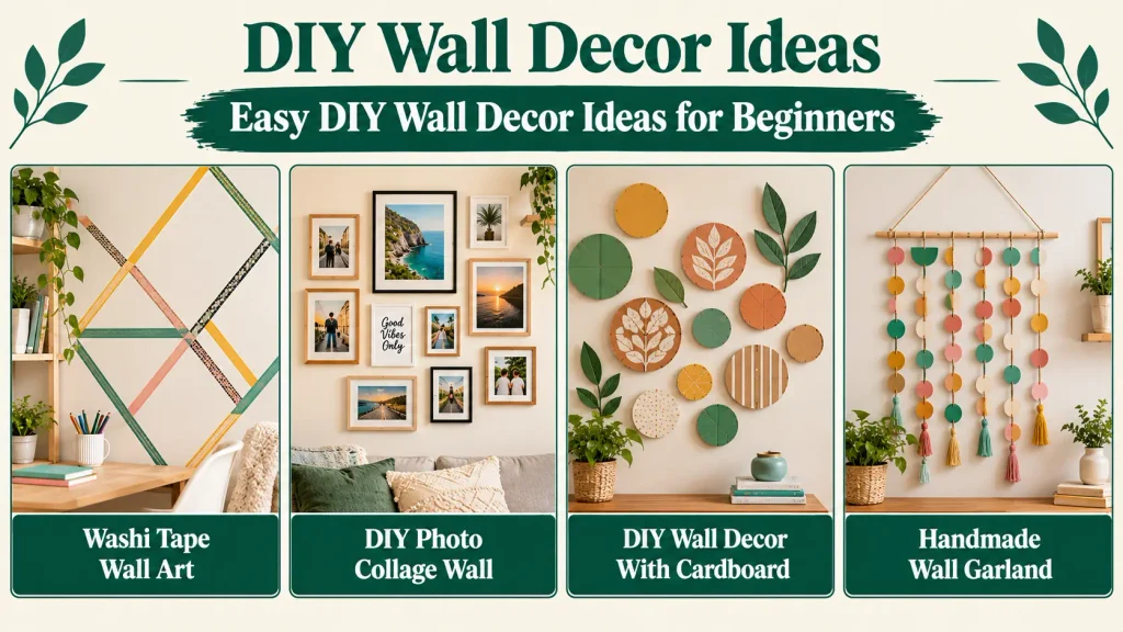Easy DIY Wall Decor Ideas for Beginners