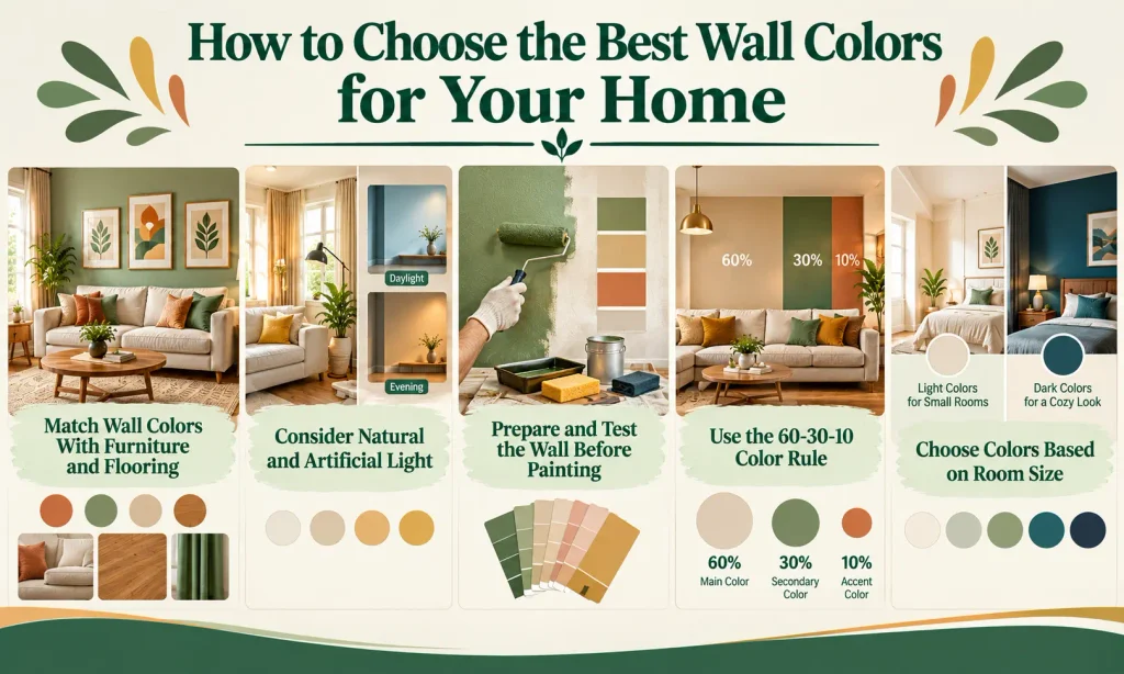 How to Choose the Best Wall Colors for Your Home