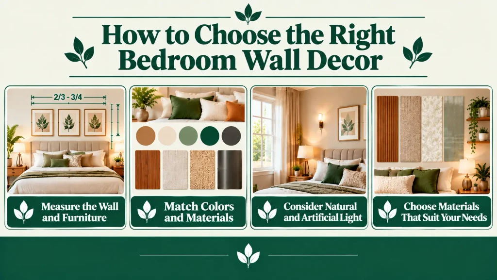 How to Choose the Right Bedroom Wall Decor
