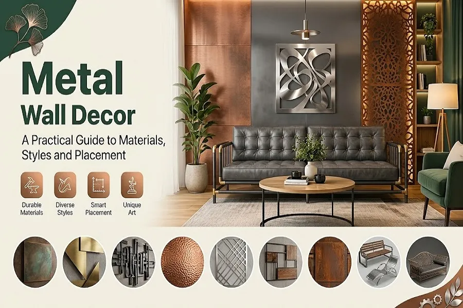 Metal Wall Decor A Practical Guide to Materials, Styles and Placement
