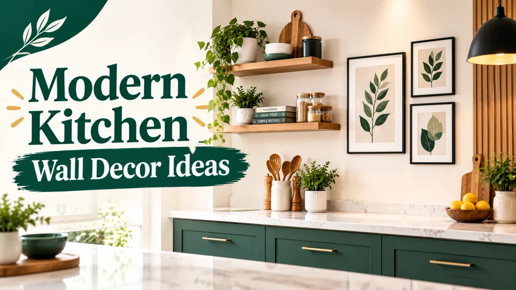 Modern Kitchen Wall Decor Ideas