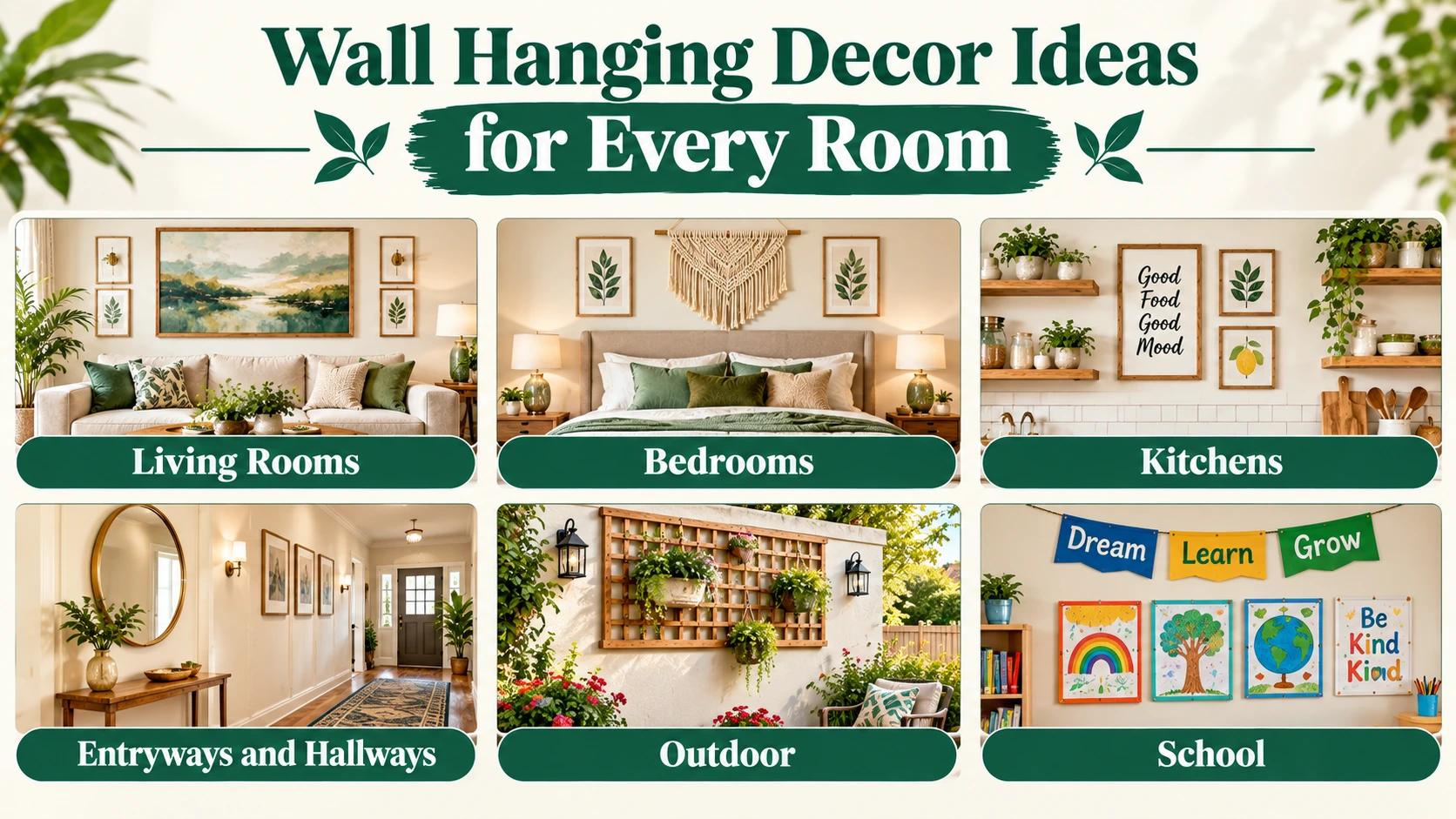 Wall Hanging Decor Ideas for Every Room