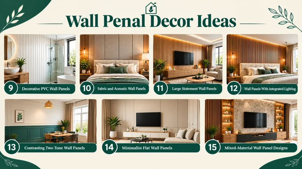 Wall panel decor ideas for modern living spaces